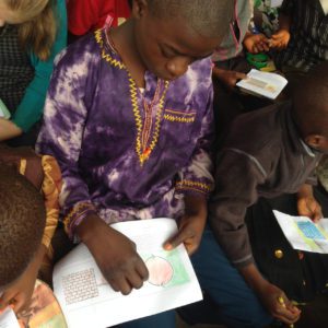 Child in Cameroon Coloring Bible StoryBoards