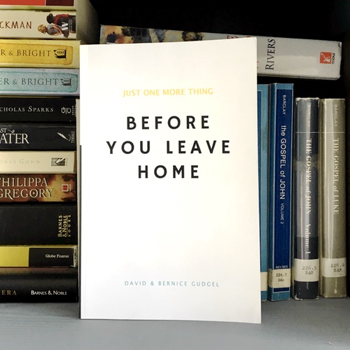 Before you leave home